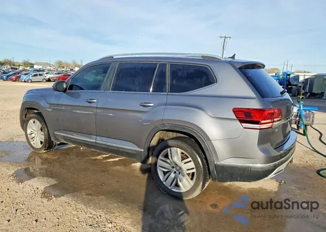 2019 Volkswagen Atlas Sel z USA, uszkodzony, nr VIN 1V2ER2CA0KC583455